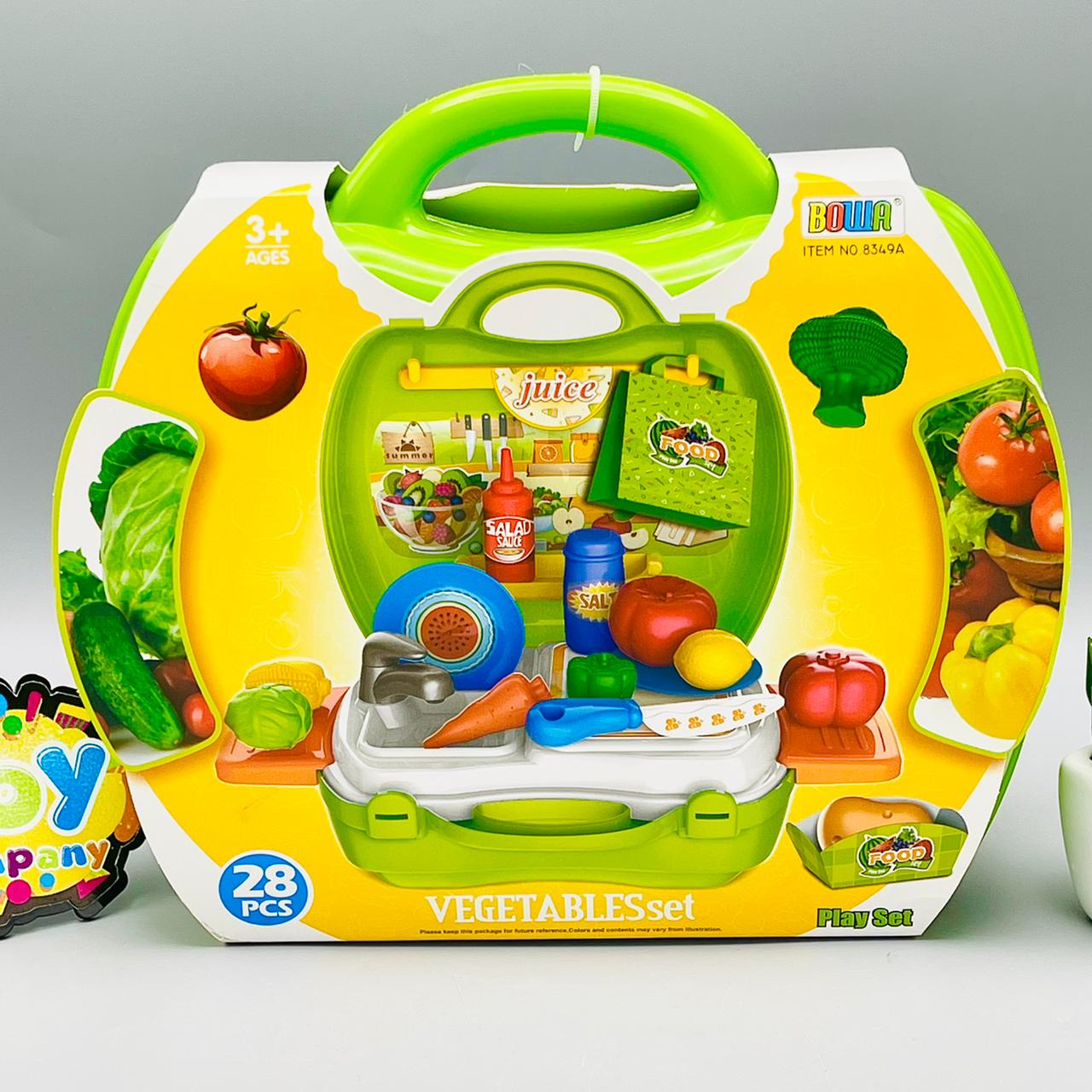 Vegetables Play Set Suitcase