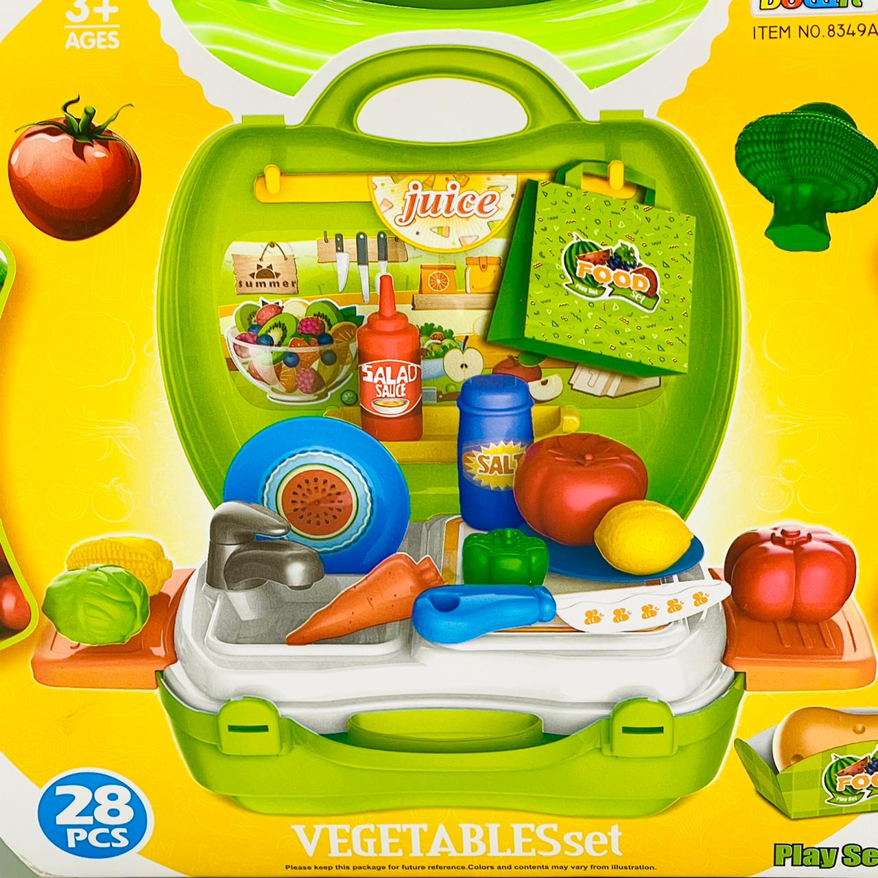 Vegetables Play Set Suitcase