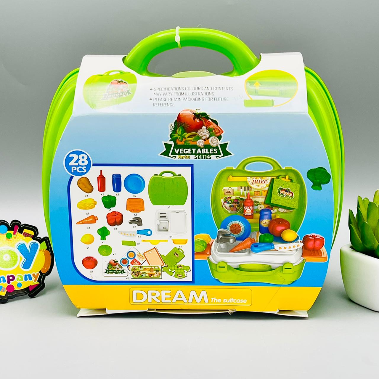 Vegetables Play Set Suitcase