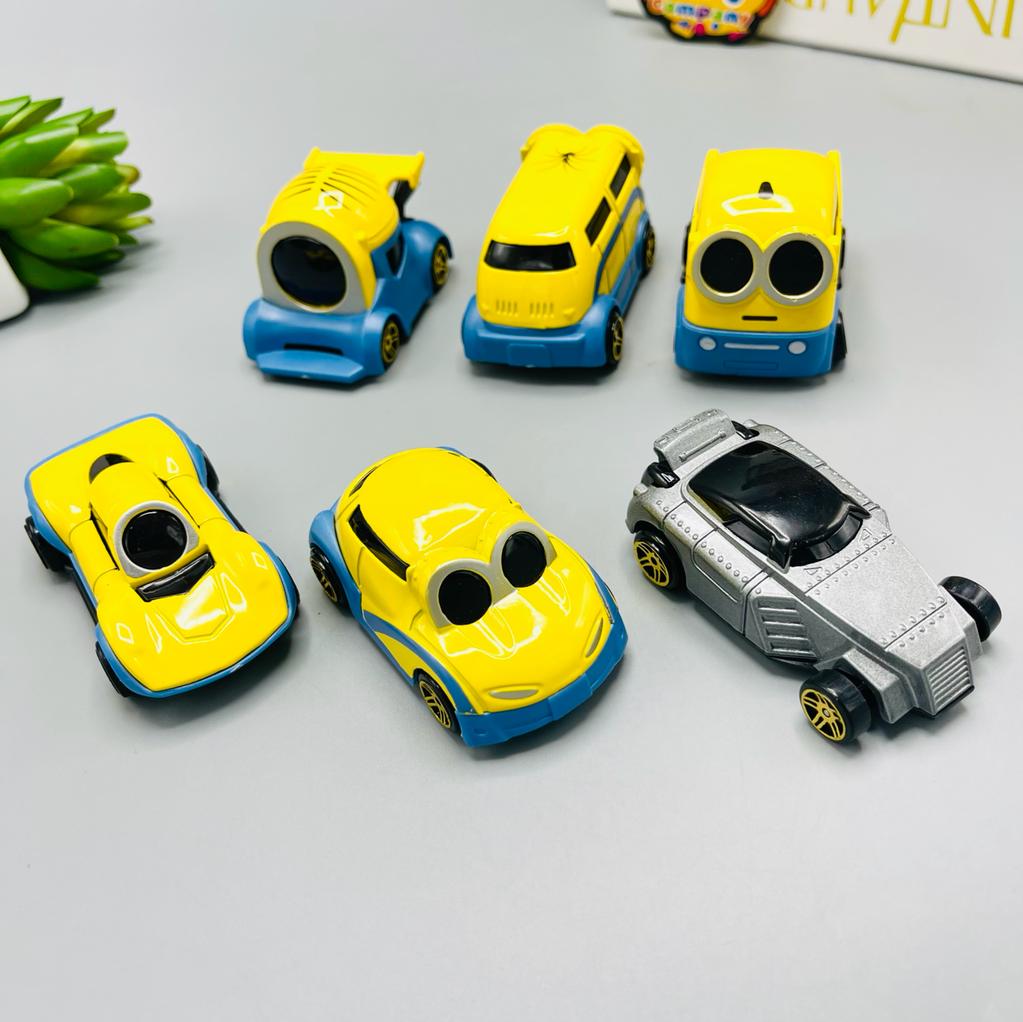 Alloy Minions 6pcs Vehicle Set-Assortment