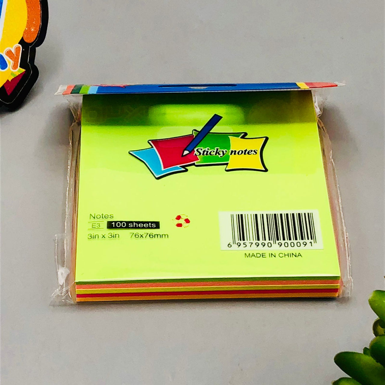 3x3 Inches Sticky Notes - 100 Sheets