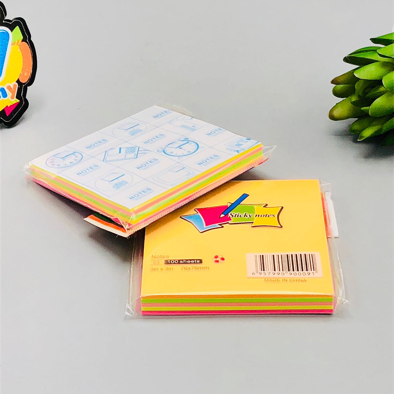 3x3 Inches Sticky Notes - 100 Sheets