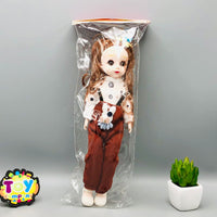 Thumbnail for 11* Inches Premium Movable Joints Doll With Transparent Packaging