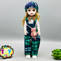 Thumbnail for 11* Inches Premium Movable Joints Doll With Transparent Packaging