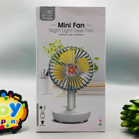 Thumbnail for Rechargeable Night Light Mini Desktop Fan