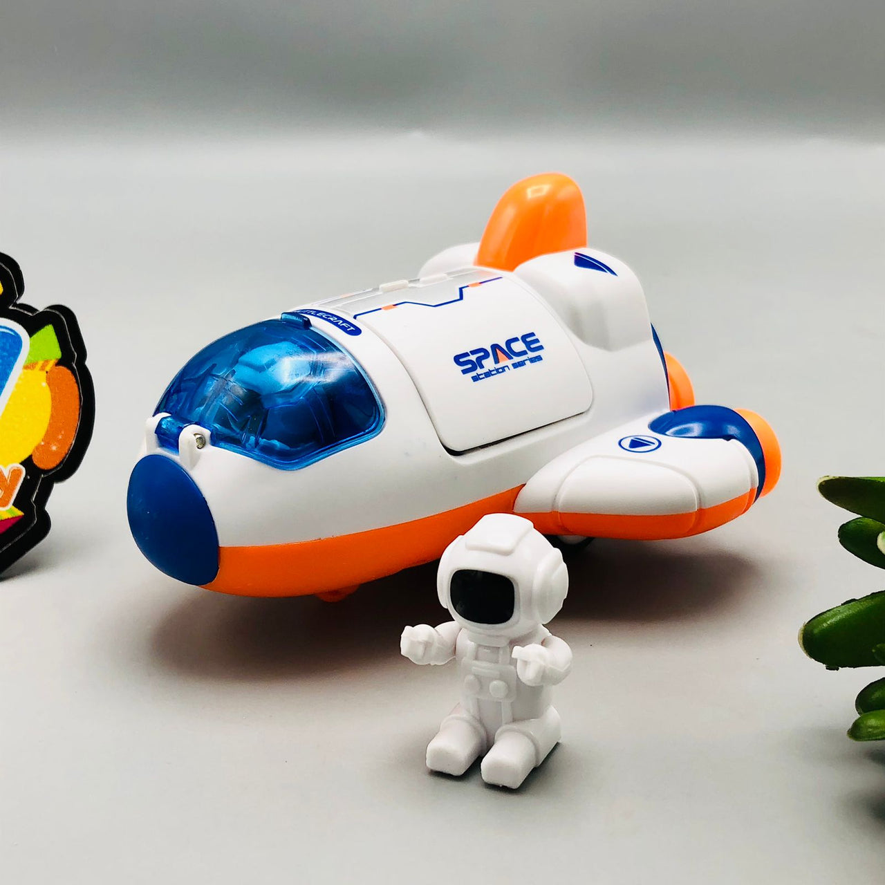 Inertial Robot Spacecraft Toy - 1Pc