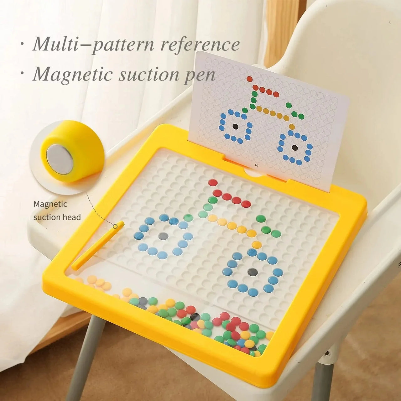 Kids Mini Magnetic Beads Drawing Board