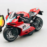 Thumbnail for 1:12 Diecast Pullback High Speed Model Bike - 1Pc