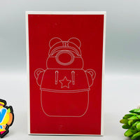 Thumbnail for 1000ml Bear Design Premium Sipper Water Bottle With Strap