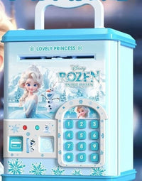 Thumbnail for Frozen Fingerprint & Swipe Card Unlock Piggy Bank