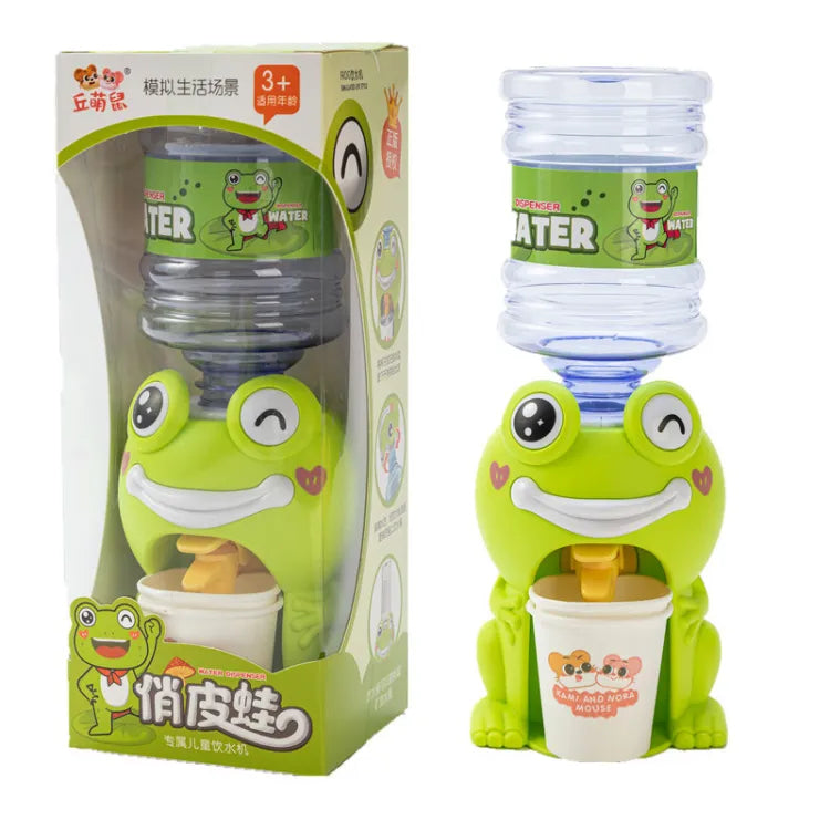 Mini Frog Water Dispenser With Disposable Glass