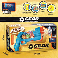 Thumbnail for Transparent Gear Projection Shooting Gun With Light & Sound