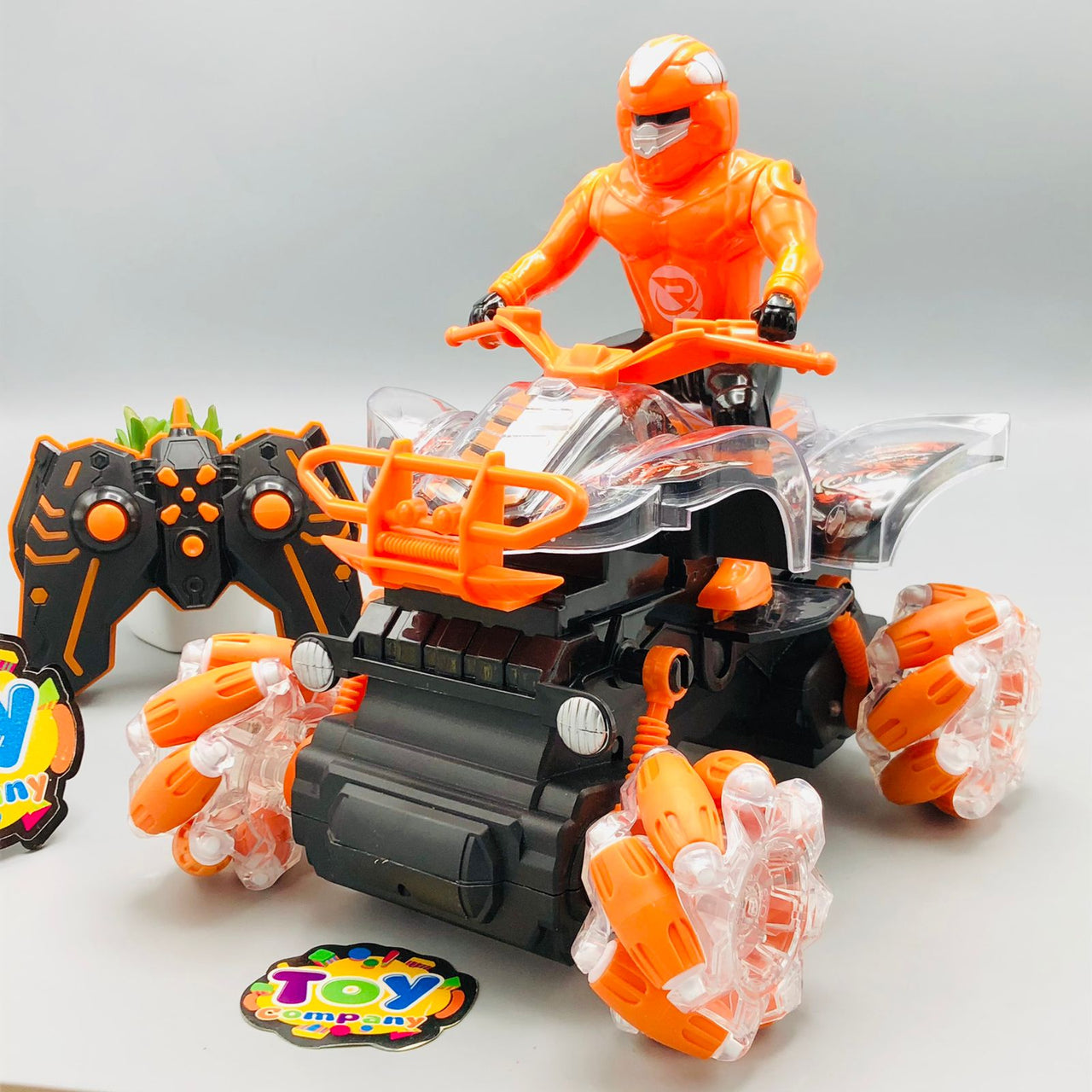 2.4GHz RC Stuntman Quad Spray Bike