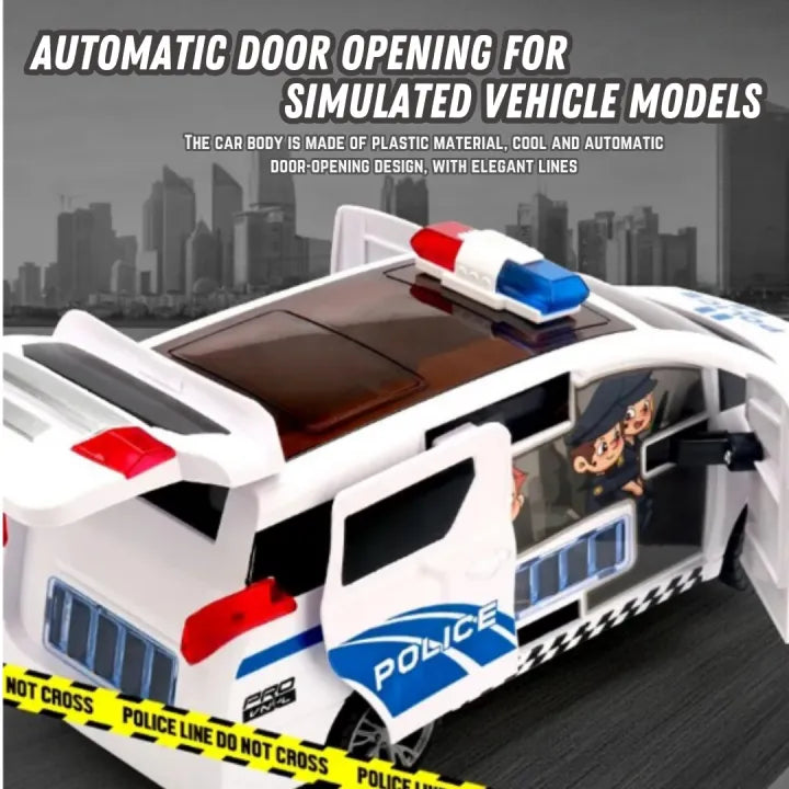 Electric Rotating Police Justice Van