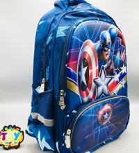 Thumbnail for 15* Inches Premium Captain America School Bag