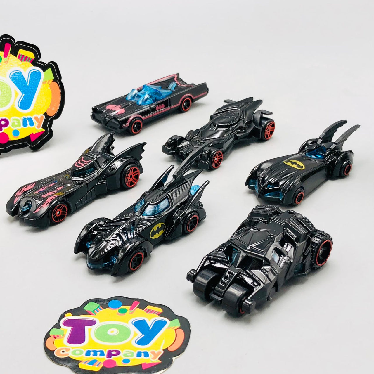 Hot Wheel Diecast Mini Batman Cars Set - 6Pcs