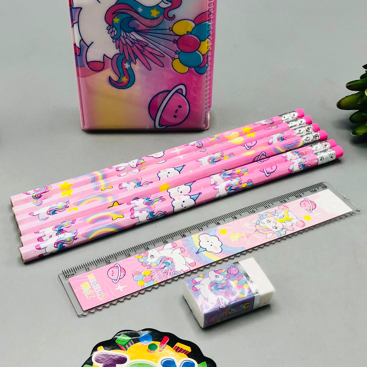 Premium Unicorn Kids Stationery Set