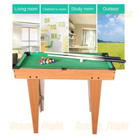 Thumbnail for Wooden Billiards Pool Table Game