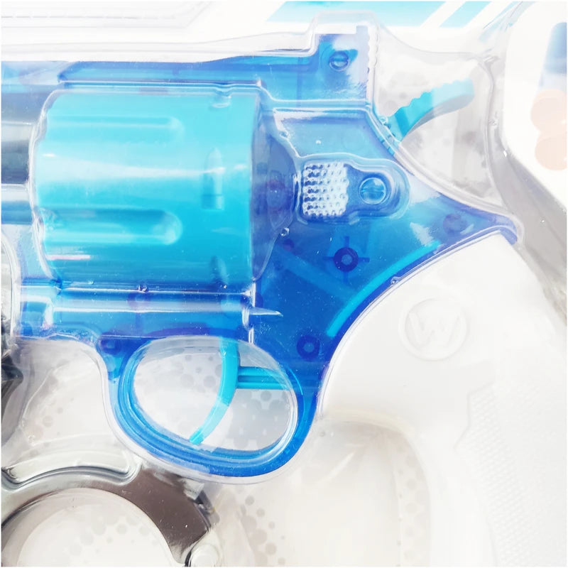 2in1 Manual Water & Soft Bullets Police Revolver Toy