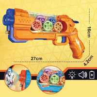 Thumbnail for Transparent Gear Projection Shooting Gun With Light & Sound