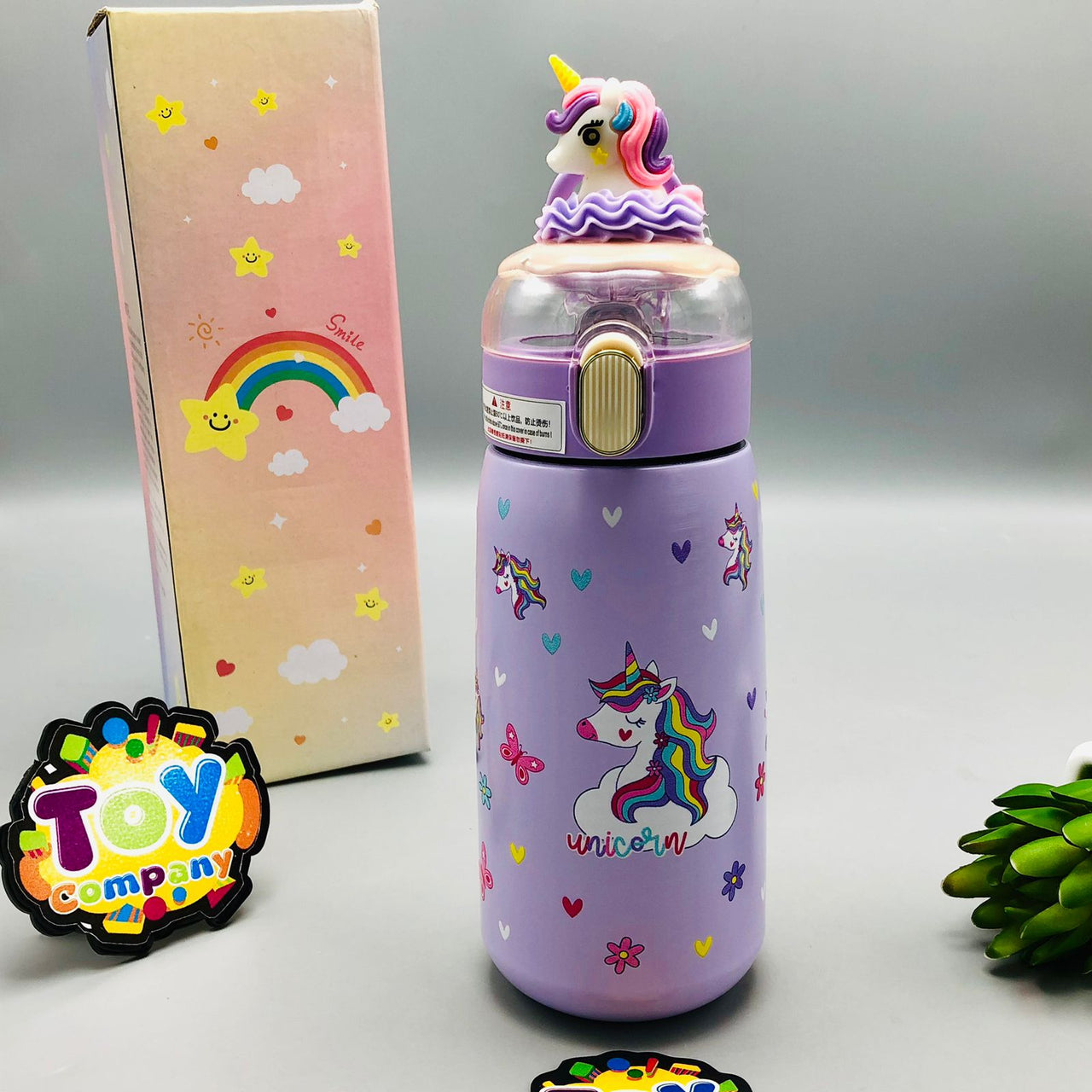 Unicorn Stainless Steel Insulated Sipper Water Bottle