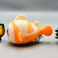 Thumbnail for Pull Along Clown Fish Light-up Toy - 1Pc