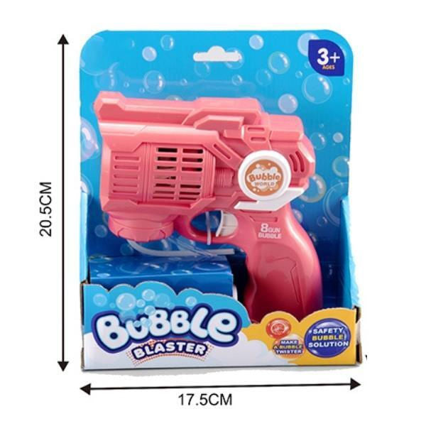 8 Holes Battery Operated Colorful Bubble Blaster Gun