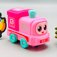 Thumbnail for Pullback Mini Light-up Train Toy - 1Pc