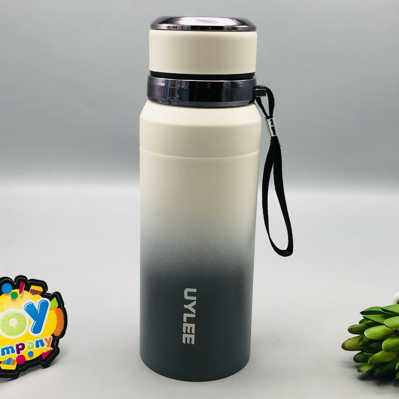 800ml Stainless Steel Unique Water Bottle - Gray