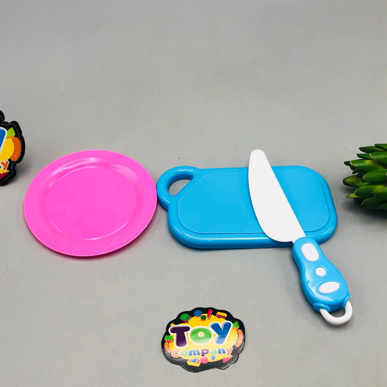 9Pcs Pretend Play Food Cutting Set