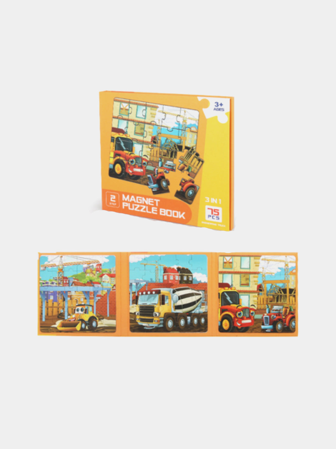 3in1 Magnetic Puzzle Book - Assortment