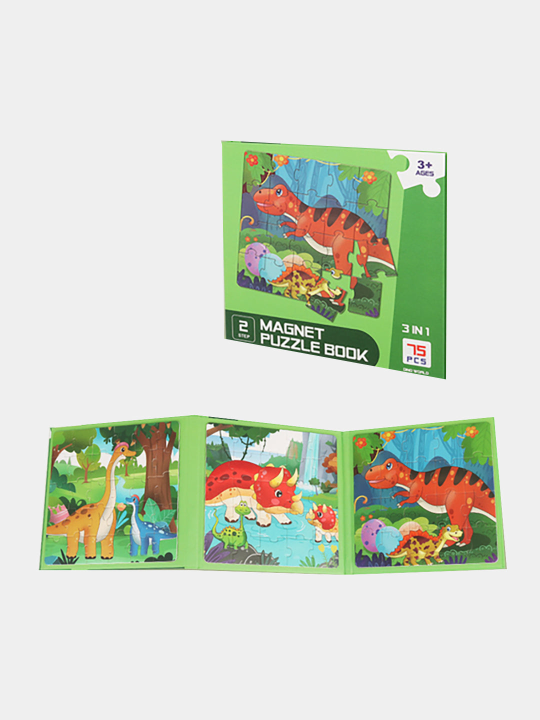 3in1 Magnetic Puzzle Book - Assortment