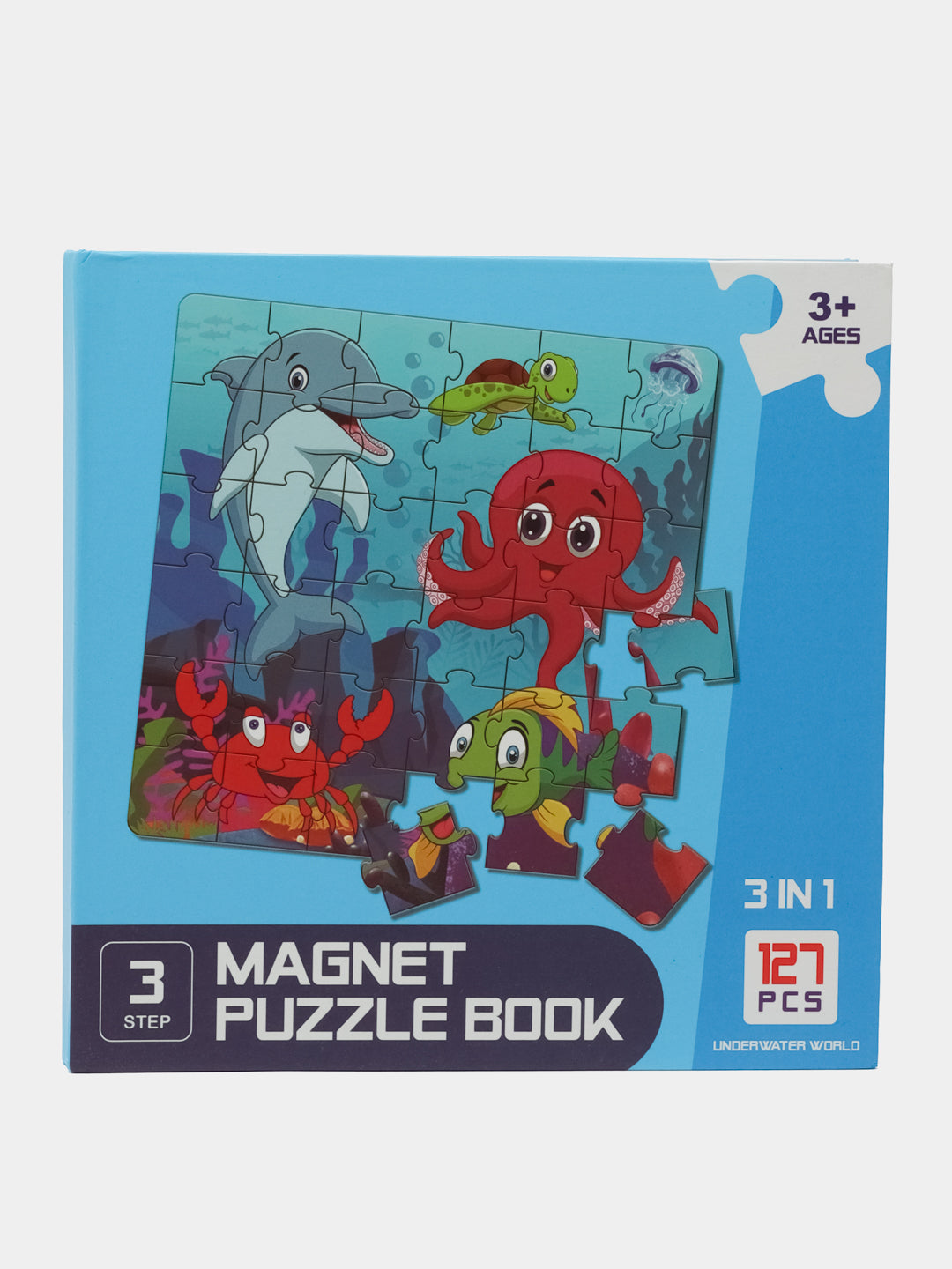 3in1 Magnetic Puzzle Book - Assortment