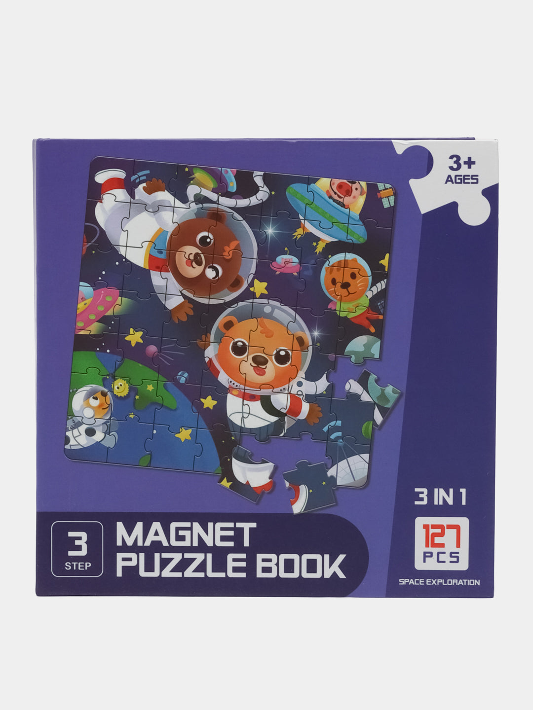 3in1 Magnetic Puzzle Book - Assortment