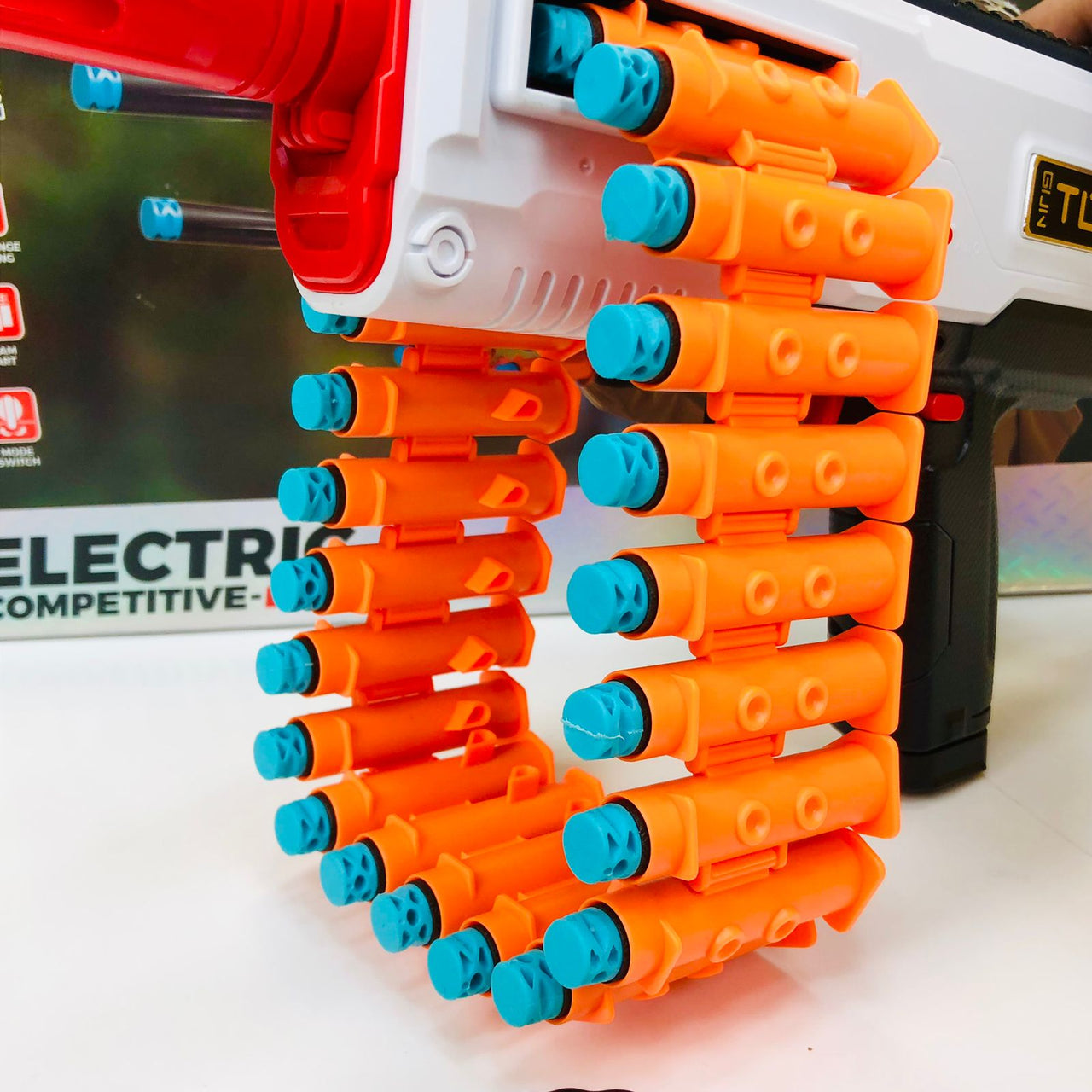 44cm Electric & Manual Rechargeable Soft Bullet Gun