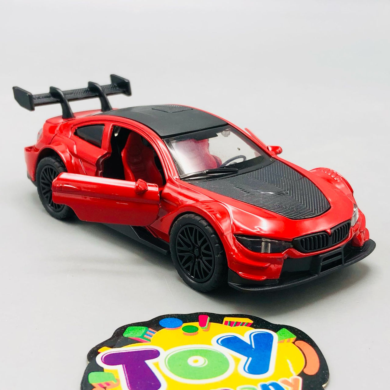 1:36 Diecast Mini Pullback BMW i8 Model Car