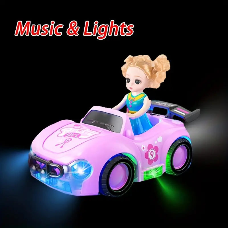 Battery Operated Pretty Girl Spray Roadster Car