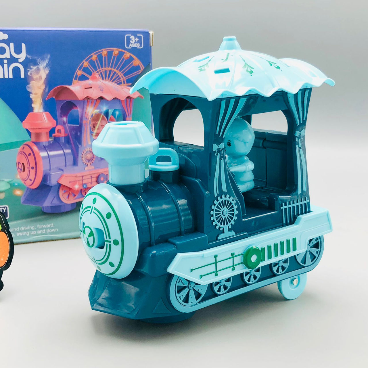 Electric Musical Spray Train With Lights