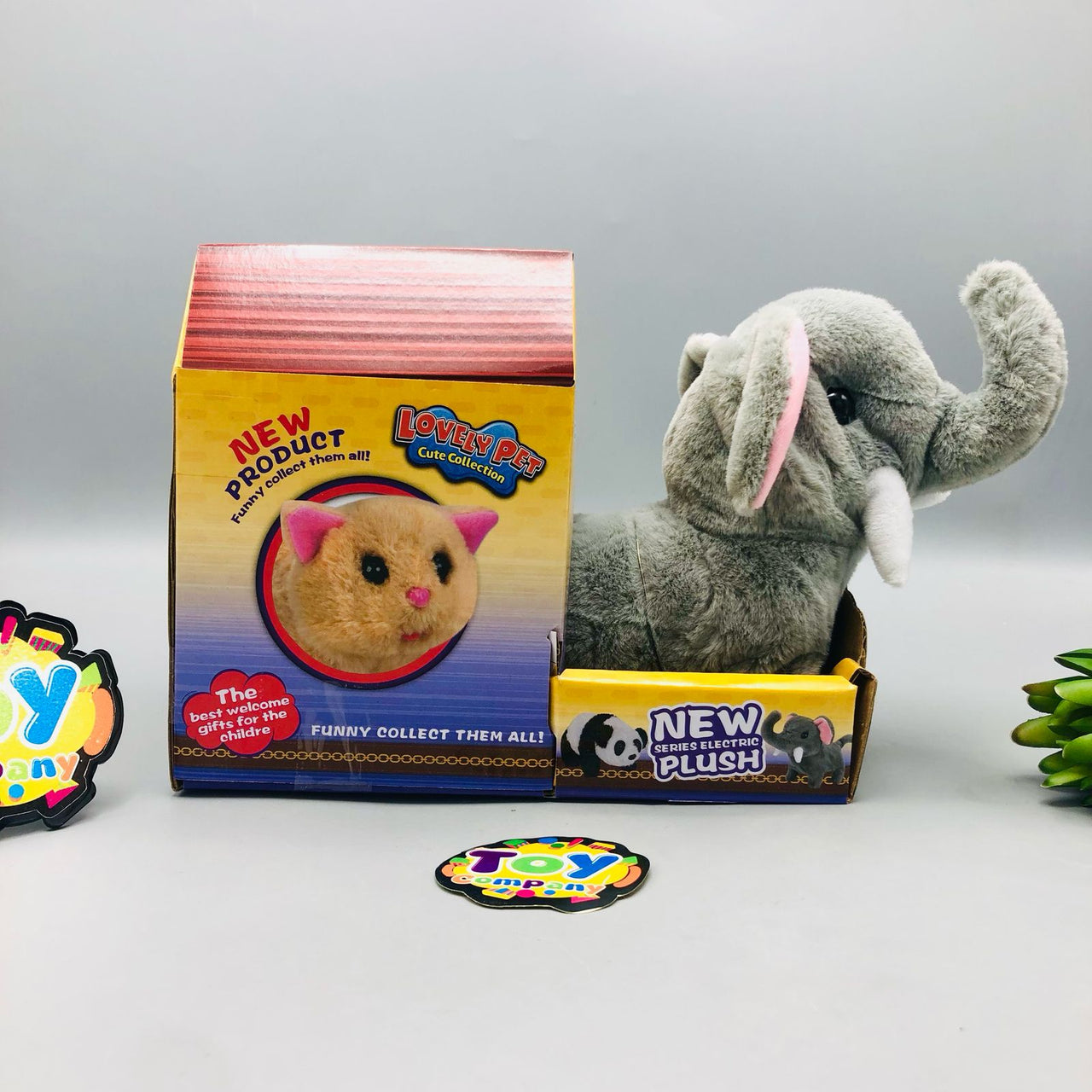 Walking Plush Pet Elephant With Sound & Box