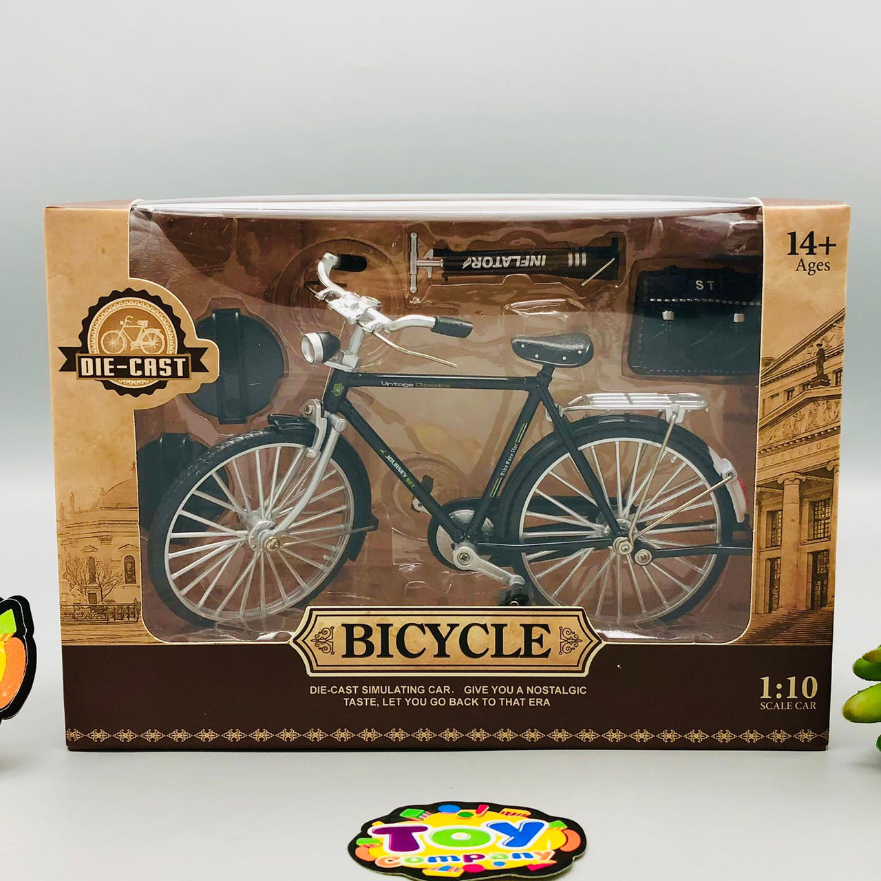 1:10 Diecast Classic Sohrab Bicycle With Air Pump & Bag