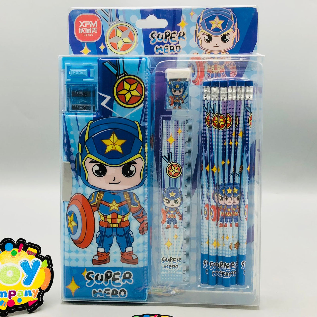 Premium Super Hero Kids Stationery Set - Assortment