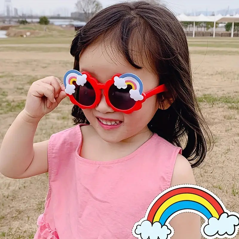 Kids Rainbow Frame Sunglasses