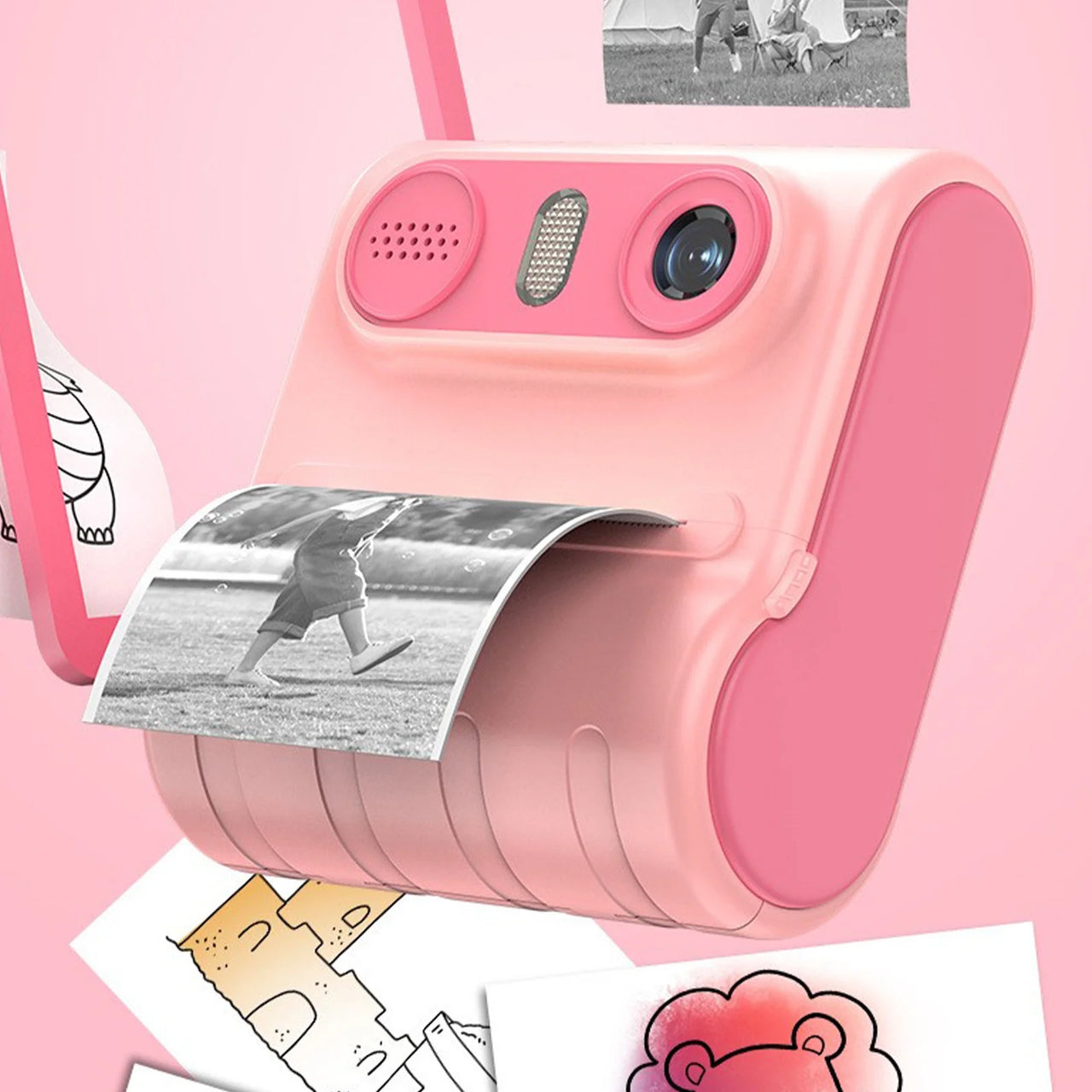 1080P HD Instant Digital Thermal Printing Camera