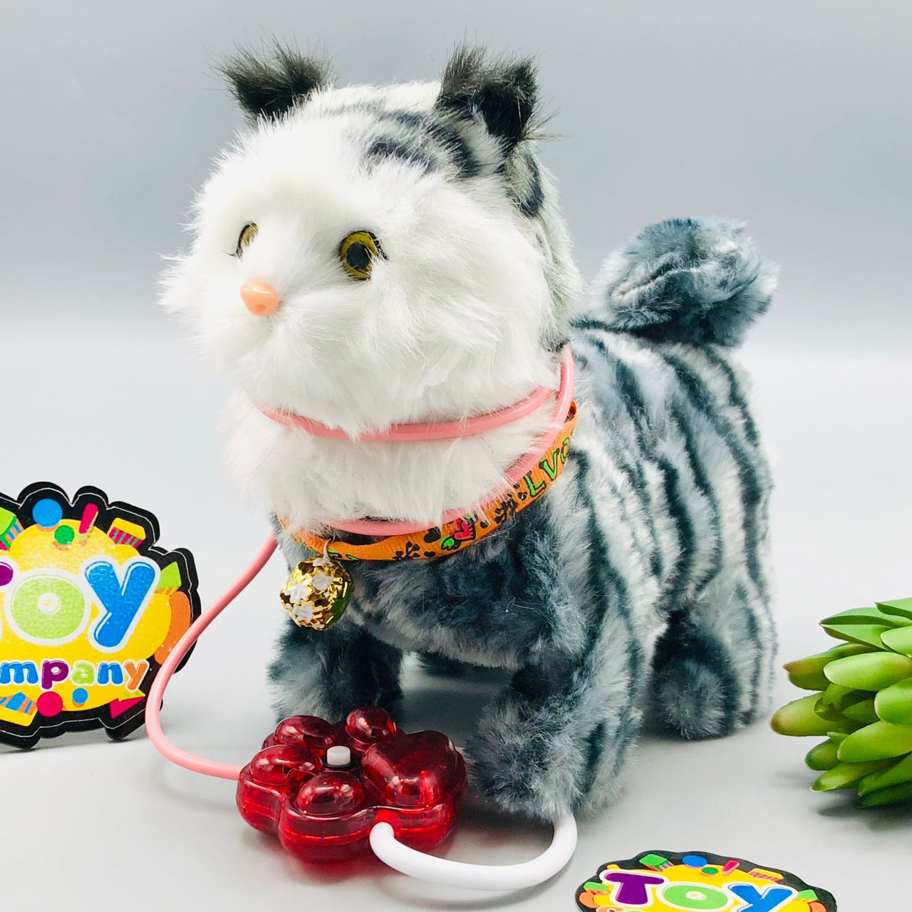 Remote Control Walking Plush Cat With Sound