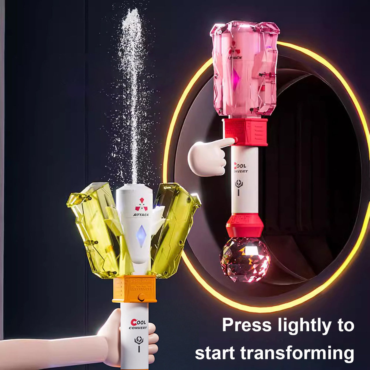 Electric Magic Wand Water Gun With Lights