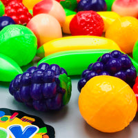 Thumbnail for 39Pcs Pretend Mini Colorful Fruit Platter Set