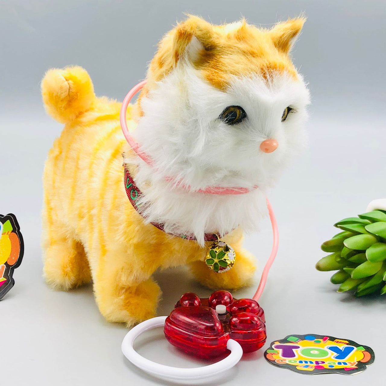 Remote Control Walking Plush Cat With Sound