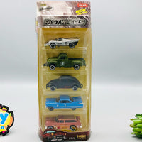 Thumbnail for 1:64 Diecast Fast Wheels Classic Cars Set - 5Pcs