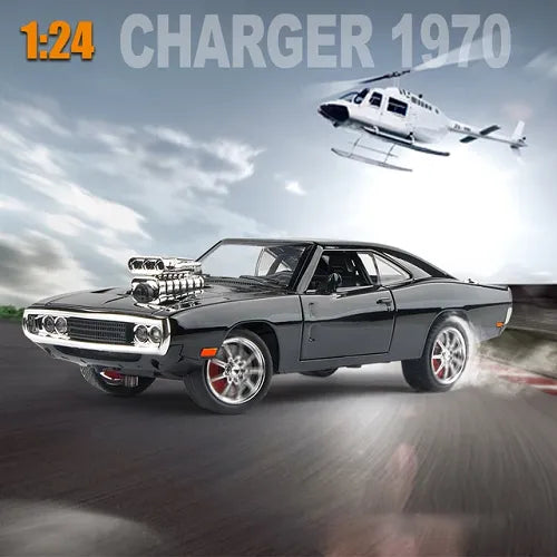 1:24 Diecast Dodge Charger 1970 Fast & Furious Model Car