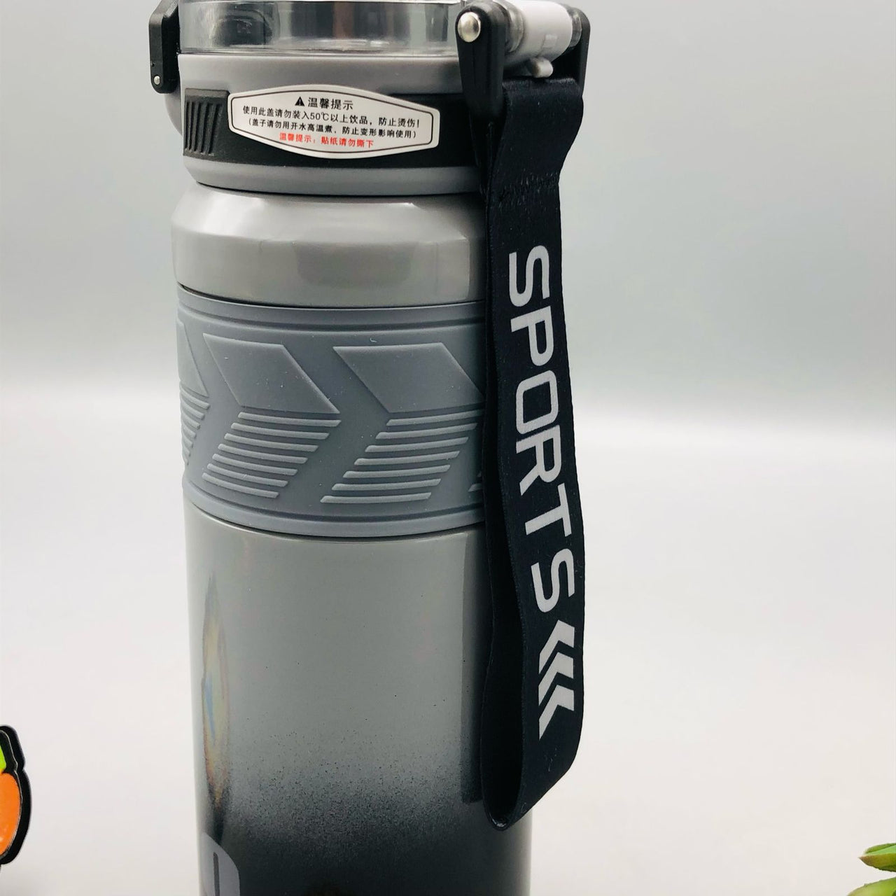 650ml Stainless Steel Sipper Water Bottle - Gray